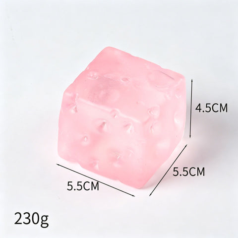 Pink Cheese Squishy 5.5cm In Australia - Darrahopens