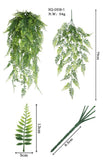 5-Fork Pteris Hanging Vine 3 pieces