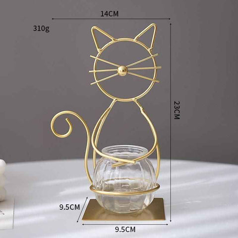 2 Pack Cat Iron Flower Ware 010