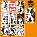 2Sets W05 Halloween Static Window Stickers (9 Sheets Per Set)