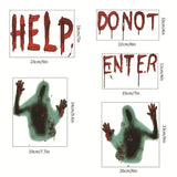 2Sets W10 Halloween Static Window Stickers (9 Sheets Per Set)