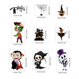 2Sets W20 Halloween Static Window Stickers (9 Sheets Per Set)