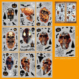 2Sets W2306 Halloween Static Window Stickers (9 Sheets Per Set)