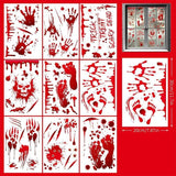 2Sets W2307 Halloween Static Window Stickers (9 Sheets Per Set)