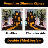 2Sets W2307 Halloween Static Window Stickers (9 Sheets Per Set)