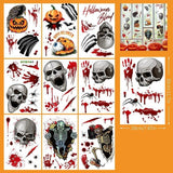 2Sets W2329 Halloween Static Window Stickers (9 Sheets Per Set)