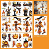 2Sets W2330 Halloween Static Window Stickers (9 Sheets Per Set)