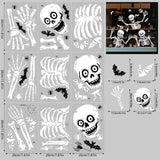 2Sets WSJ03 Halloween Static Window Stickers (9 Sheets Per Set)