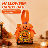 8Pcs Orange Background Pumpkin Halloween Drawstring Bags In Australia - Darrahopens