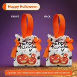 8Pcs Orange Background Ghost Spider Halloween Drawstring Bags In Australia - Darrahopens