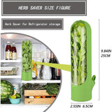 4Pcs Herb & Vegetable Fresh Storage Containers-White