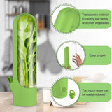 4Pcs Herb & Vegetable Fresh Storage Containers-Pink