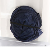 Foldable Laundry Hamper Navy blue 01