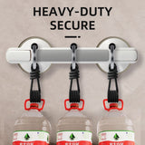 No Drill Vacuum Suction Grab Bar, Non-Slip Safety Handle for Bathroom