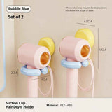2pcs Hair Dryer Holder - Bubble Blue In Australia - Darrahopens