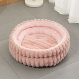 Notch Version Round Bed - Coffee, Size S: 40×40×15cm