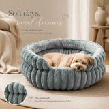 Notch Version Round Bed - Grey, Size M: 50×50×15cm In Australia - Darrahopens