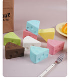 7.5cm Coffee Triangle Cheese Squishy Toy