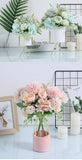 7-Branch Handheld Artificial Bouquet | Ins-Style Spring Romance, Long-Lasting Healing Little Happiness/7-prong rose hydrangea [enchanting purple]