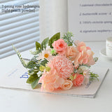 7-Branch Handheld Artificial Bouquet | Ins-Style Spring Romance, Long-Lasting Healing Little Happiness/7-Fork Nami [Youth Jade White]