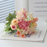 7-Branch Handheld Artificial Bouquet | Ins-Style Spring Romance, Long-Lasting Healing Little Happiness/7 fork Nami [playful shallow peach]