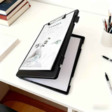 A4 File Box Clip Board 2-in-1, Large Capacity Storage, Strong Metal Clip, Corner Protection Design, Writing Pad, Essential for Organizing Documents/black In Australia - Darrahopens