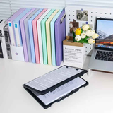 A4 File Box Clip Board 2-in-1, Large Capacity Storage, Strong Metal Clip, Corner Protection Design, Writing Pad, Essential for Organizing Documents/black In Australia - Darrahopens