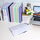 A4 File Box Clip Board 2-in-1, Large Capacity Storage, Strong Metal Clip, Corner Protection Design, Writing Pad, Essential for Organizing Documents/black