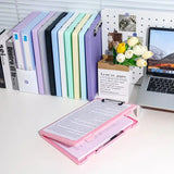 A4 File Box Clip Board 2-in-1, Large Capacity Storage, Strong Metal Clip, Corner Protection Design, Writing Pad, Essential for Organizing Documents/GREEN