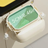 Wall Mount Kitchen Bin No Drill Adhesive Cabinet Door  9L Space Saver