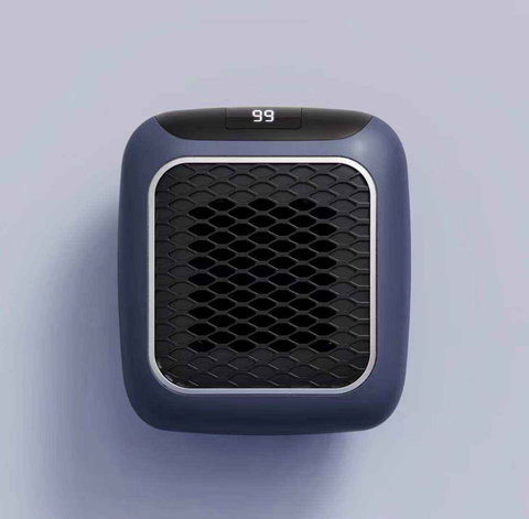 3-Second Heat Wall-Mounted Heater! Safe, Silent, Winter's "Little Sun"(BLUE)