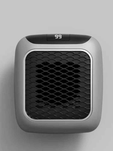 3-Second Heat Wall-Mounted Heater! Safe, Silent, Winter's "Little Sun"(GREY)