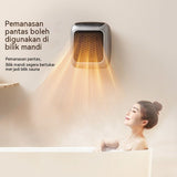 3-Second Heat Wall-Mounted Heater! Safe, Silent, Winter's "Little Sun"(GREEN)