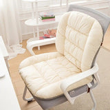 Winter Thick Fleece Seat & Back Cushion Set - 90cm Sofa Office Chair Warmer (ORANGE)