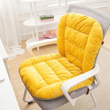 Winter Thick Fleece Seat & Back Cushion Set - 90cm Sofa Office Chair Warmer (ORANGE)