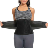 3.0mm Thickened Breathable Waist Trimmer | Sweat More for Intense Shaping, Waist Training & Back Support(black m code)