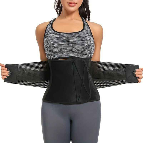 3.0mm Thickened Breathable Waist Trimmer | Sweat More for Intense Shaping, Waist Training & Back Support(black m code)
