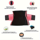 3.0mm Thickened Breathable Waist Trimmer | Sweat More for Intense Shaping, Waist Training & Back Support(black m code)