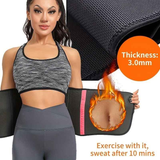 3.0mm Thickened Breathable Waist Trimmer | Sweat More for Intense Shaping, Waist Training & Back Support(black  XL code)