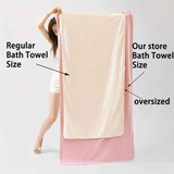 Modern Pineapple Grid Design Ultra-Soft Coral Fleece Bath Towel｜90x170cm Extra Thick Strong Absorption, Suitable for Bathroom, Gym, Hotel, and Home Use.(dark blue)