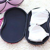 Fashionable EVA Bra Travel Storage Bag: Large Capacity Portable with Lid, Compression Resistant Anti Deformation, Essential for Business Trips, Beautiful and Practical/Black and white stripes In Australia - Darrahopens