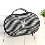 Fashionable EVA Bra Travel Storage Bag: Large Capacity Portable with Lid, Compression Resistant Anti Deformation, Essential for Business Trips, Beautiful and Practical/Foundation black spot
