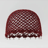 Bohemian Pearl Tassel Turban Headband – Hand-Woven, Breathable & Lightweight, Literary & Versatile, Brightens Up Your Summer Look. (WHITE) In Australia - Darrahopens