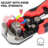 Multifunctional Wire Stripper, Five-in-One All-Purpose, Widely Compatible with 7-24 AWG, Intelligent Adjustment for Precise Stripping Without Damaging Core, Full Capabilities in Cutting, Crimping, Splitting, and Winding, Essential for Electricians and DIY