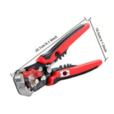 Multifunctional Wire Stripper, Five-in-One All-Purpose, Widely Compatible with 7-24 AWG, Intelligent Adjustment for Precise Stripping Without Damaging Core, Full Capabilities in Cutting, Crimping, Splitting, and Winding, Essential for Electricians and DIY