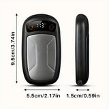 2PCS of rechargeable hand warmers with COB lights, featuring rapid heating, 3 adjustable modes, and a portable magnetic electric design.