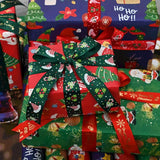 Premium Kraft Paper Christmas Wrapping Roll, 32.8 Feet (Approx. 10 Meters) Extra-Long, Festive Patterns Suitable for Multi-Scene Decoration./RED In Australia - Darrahopens