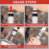 16-Piece Manual Impact Screwdriver Set: One Tap to Loosen, One Turn to Tighten, the Universal Tool for Home and Auto Repair