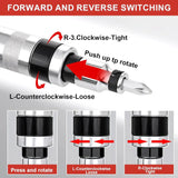 16-Piece Manual Impact Screwdriver Set: One Tap to Loosen, One Turn to Tighten, the Universal Tool for Home and Auto Repair