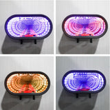 Infinite Mirror Tunnel Light – Motion-Activated Color-Changing Wall-Mounted Storage, Ideal as an Ambient Night Light and Gift for Car Enthusiasts. In Australia - Darrahopens